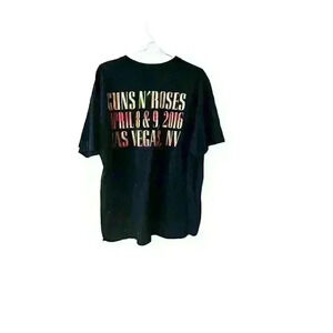 Guns N Roses 2016 Officially licensed Tour Shirt, Las Vegas April 8th, 9th, XL
